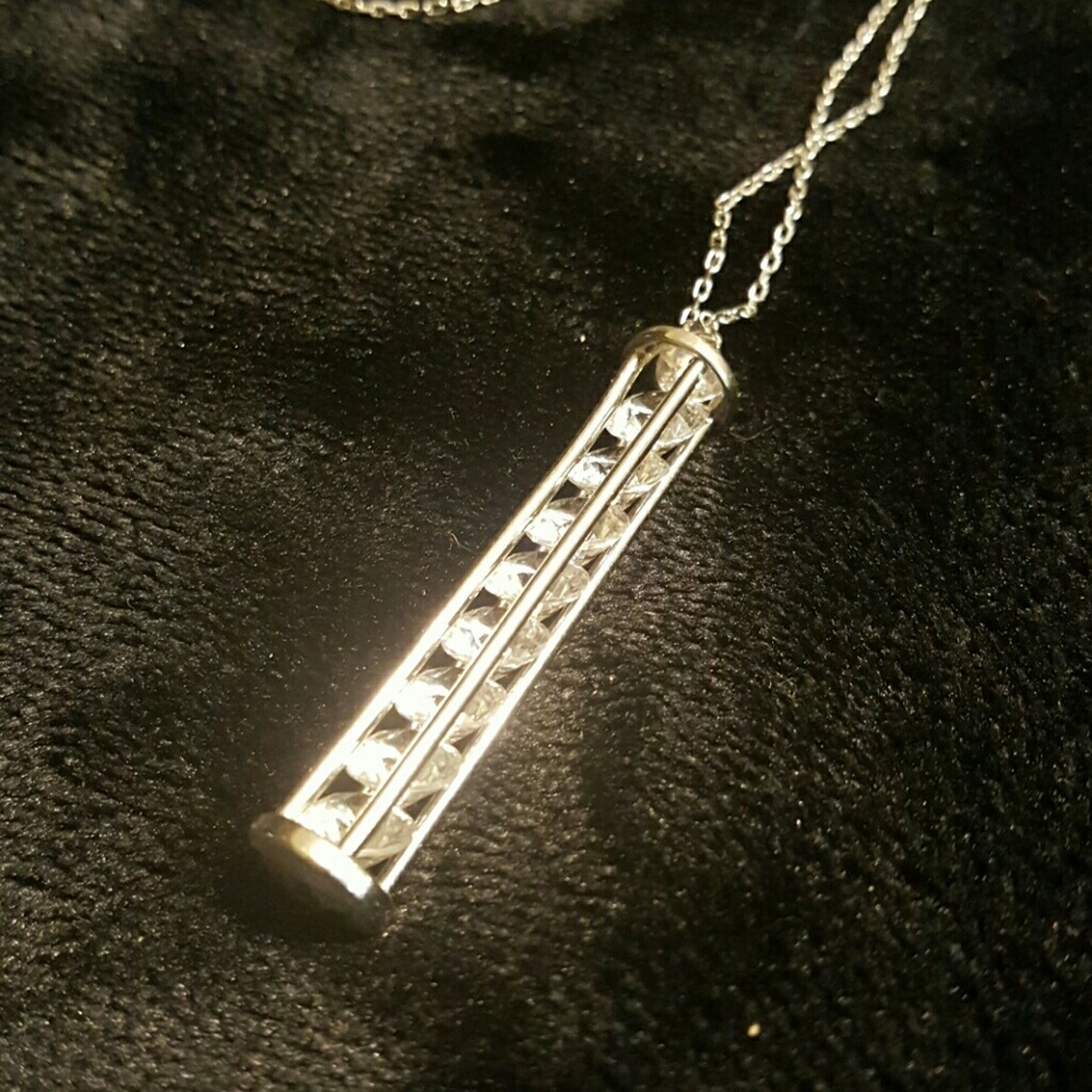 Express Gem Tower Pendant Necklace